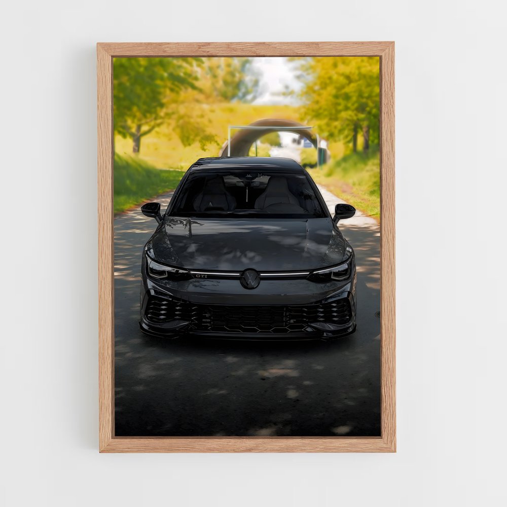 Poster Sur la Route du Golf – affiche Volkswagen (vue 4)